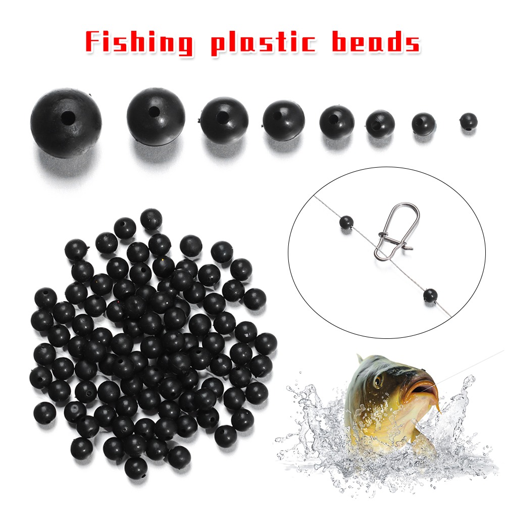Fishing Equipment Lures - 100 adet/grup balıkçılık boncuk uzay stoper