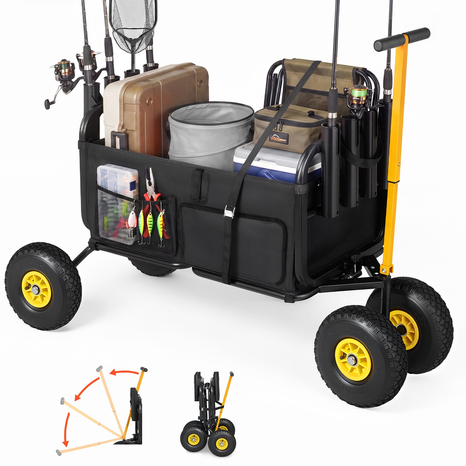 Rod Holder Fishing - Uimoso Katlanabilir Plaj Balıkçılık Arabası, 300