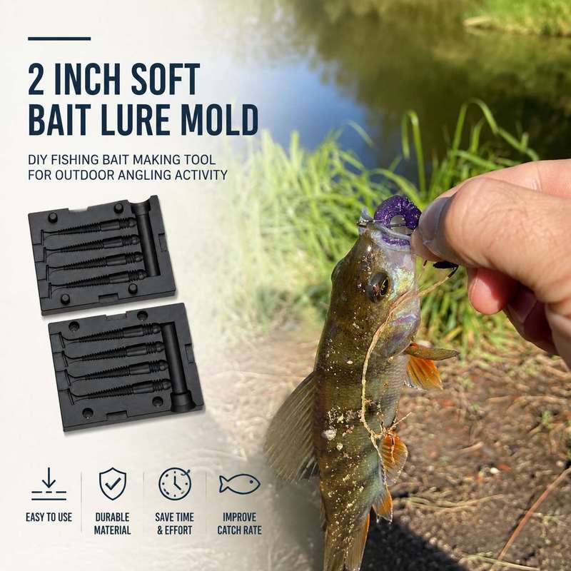 Fishing Equipment Lures - 2 İnç Yumuşak Yem Kalıbı DIY