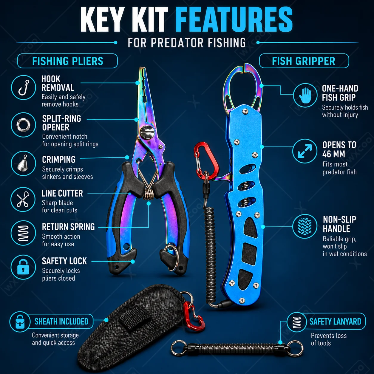 Mavi Titanyum Kaplamalı Tuzlu  - Saltwater Fishing Hook incelemesi ve fiyatı