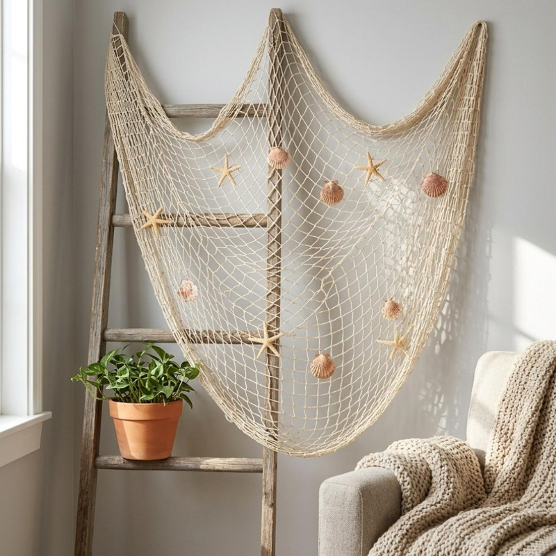 5/1x Dekoratif Balık Ağı Doğum - Fishing Equipment Net incelemesi ve fiyatı