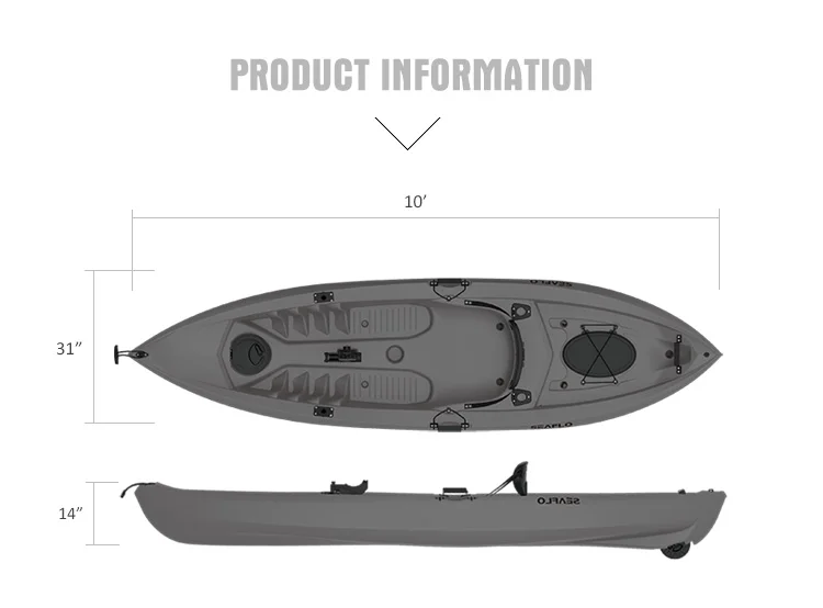 10ft 1 kişi HDPE plastik tekne - Fishing Equipment Usa incelemesi ve fiyatı