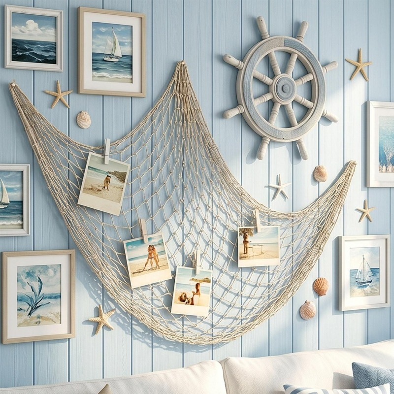Duvara Asılan Balık Ağı Korsan - Fishing Equipment Net incelemesi ve fiyatı