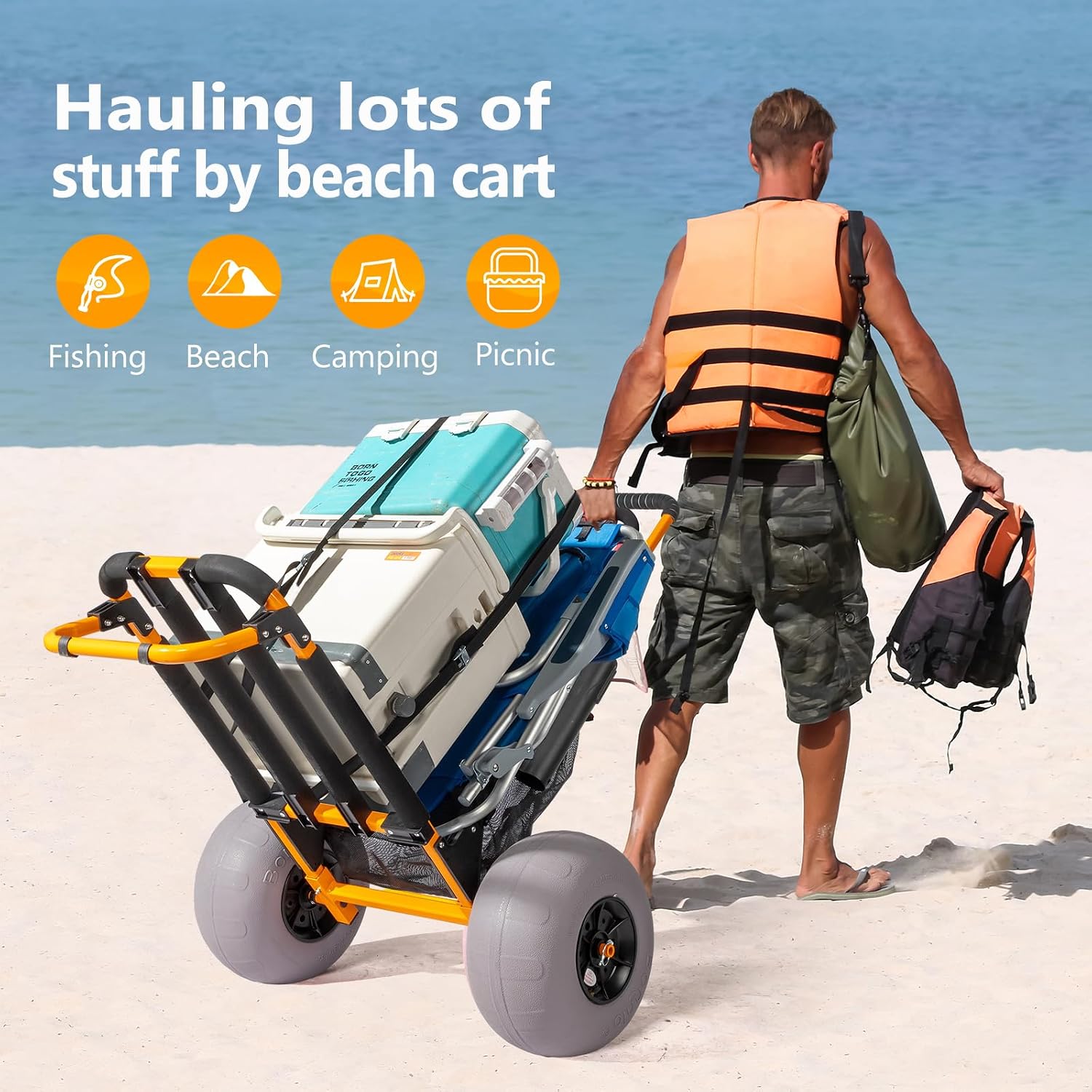 Bonnlo Plaj Balıkçılık Arabası - Rod Holder Fishing incelemesi ve fiyatı