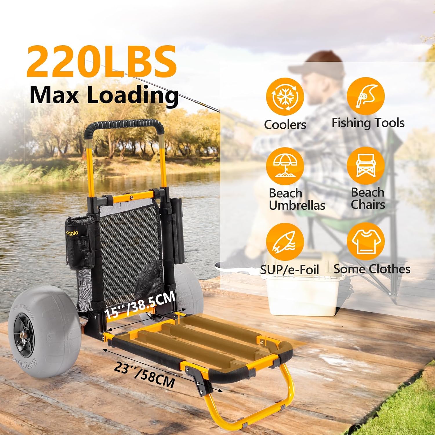 Bonnlo Plaj Balıkçılık Arabası - Rod Holder Fishing incelemesi ve fiyatı