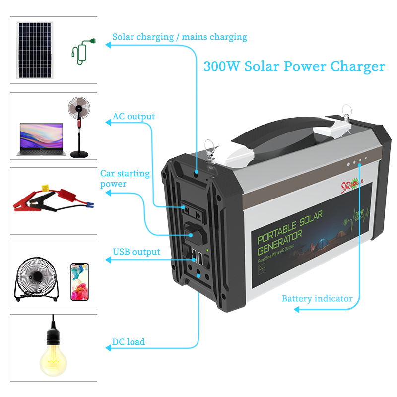 300W Taşınabilir Güneş Enerjil - Fishing Equipment Usa incelemesi ve fiyatı