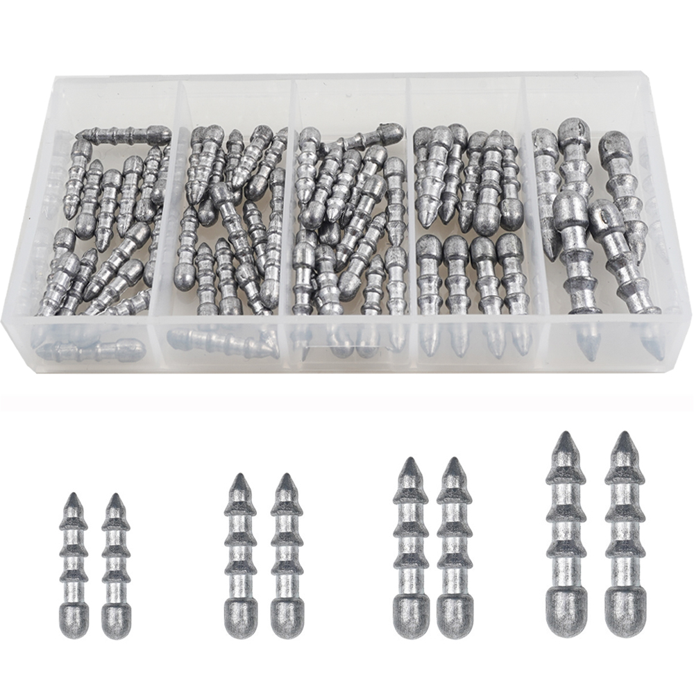 60 adet tırnak ağırlıkları sol - Fishing Equipment Lures incelemesi ve fiyatı